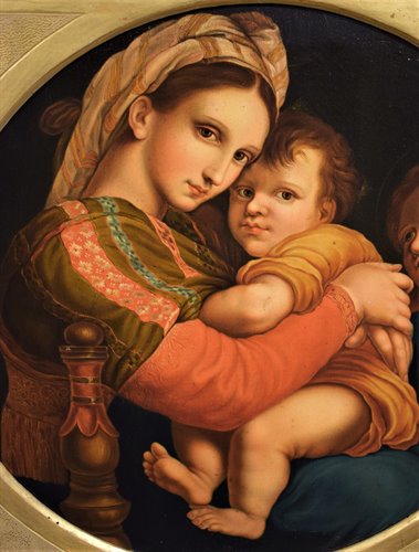 "Madonna of the chair" by Raphael